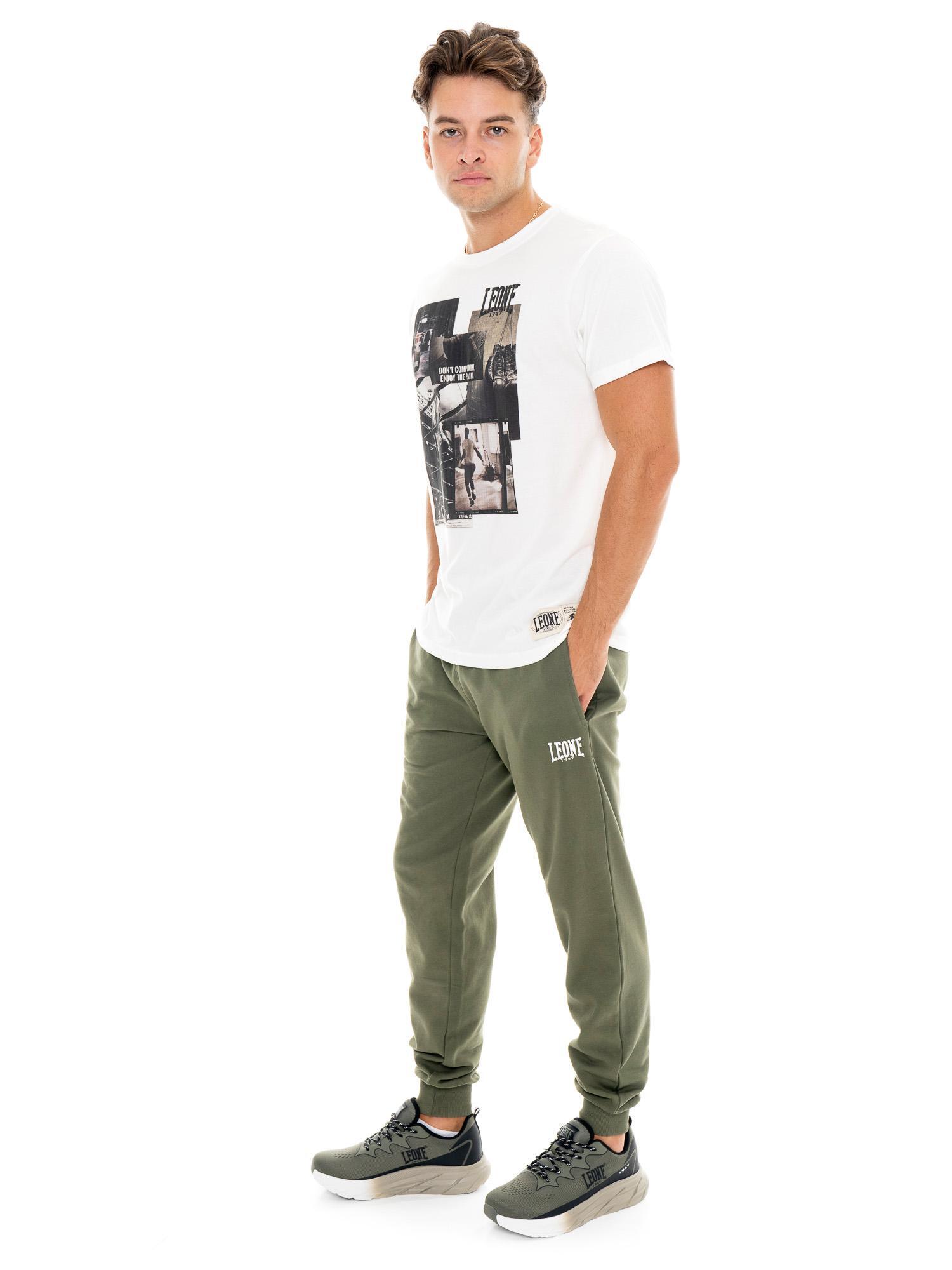 Heren T-shirt met korte mouwen van katoen met Leone 1947 Graphics print. 2/5