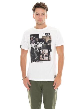 T-shirt homme en coton à manches courtes avec imprimé Leone 1947 Graphics
