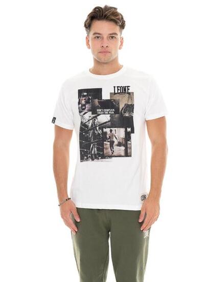 T-shirt homme en coton à manches courtes avec imprimé Leone 1947 Graphics
