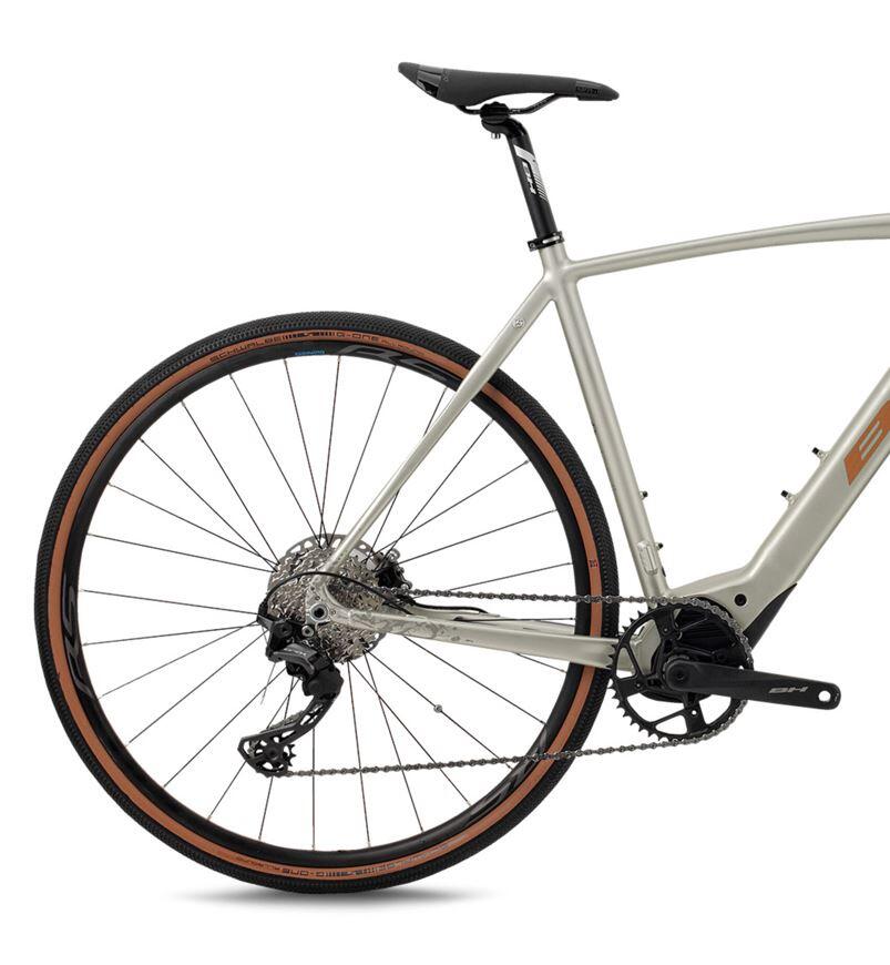 Bicicleta eléctrica carretera Bh Igravelx 2.2 (2026)gris-naranja 2/3