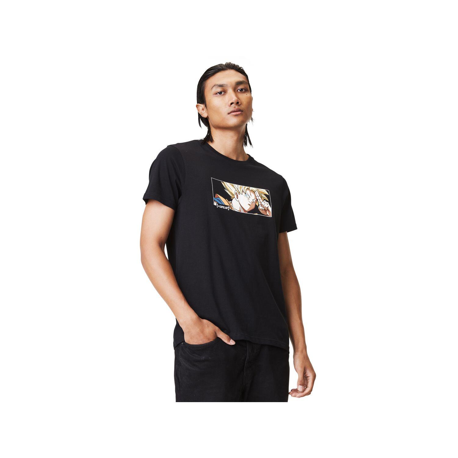 T-shirt homme col rond Dragon Ball Z Saiyan 1/3