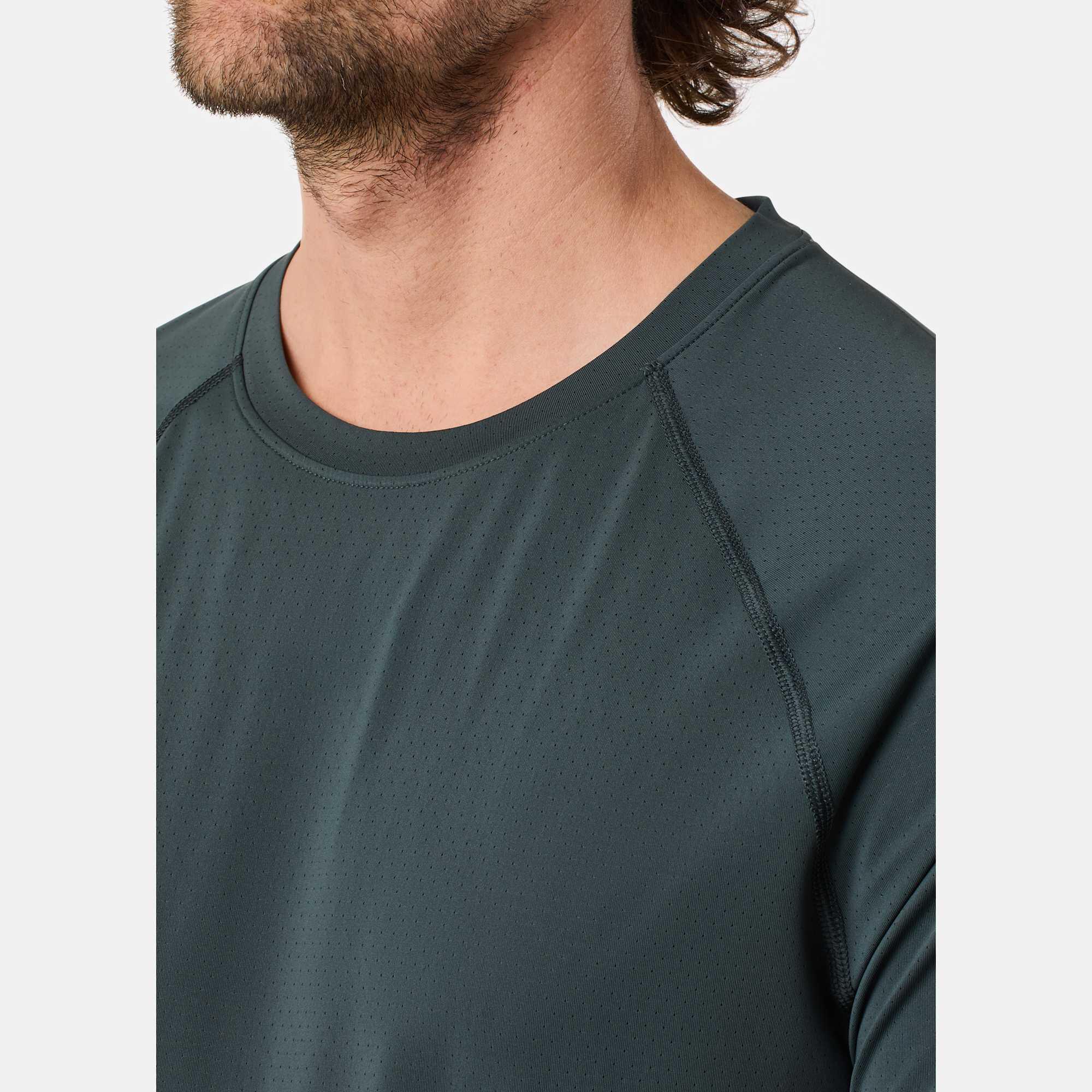Herren Training Synthetik-T-Shirt Schnelltrocknend Core 7/9