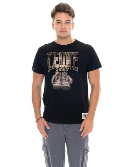 T-shirt homme en coton à manches courtes avec imprimé Leone 1947 Graphics