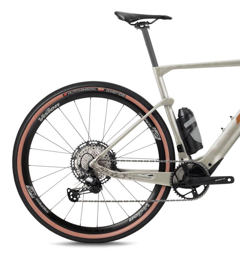 Bicicleta eléctrica carretera Bh Igravelx Carbon 2.7 (2026)gris-naranja 3/3