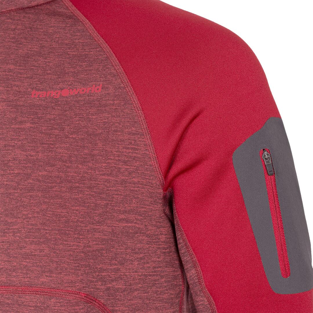 Jersey para Hombre Trangoworld Chiasso vd Rojo/Rojo/Gris 2/6