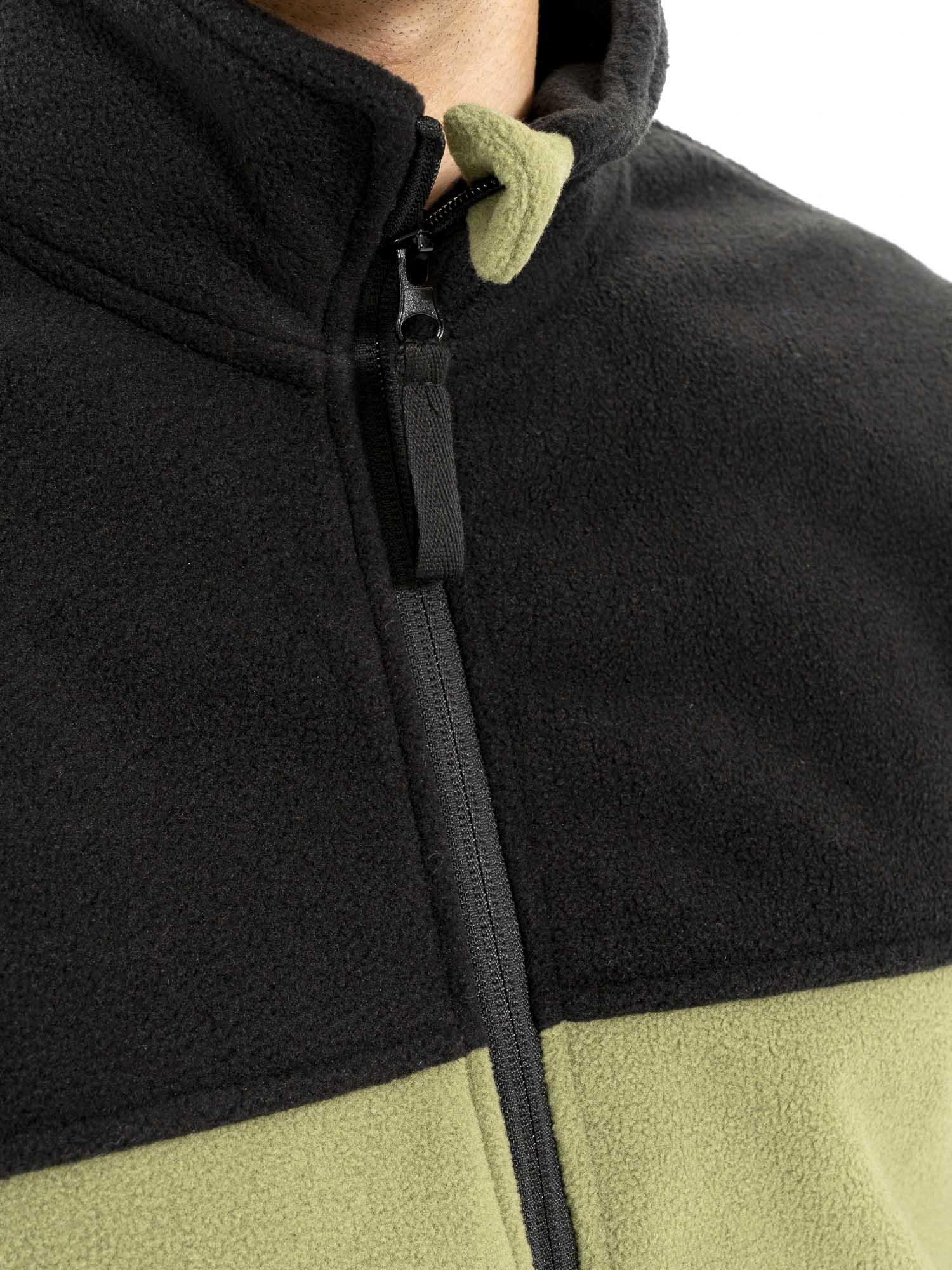 Polaire micropolaire col montant avec zip et étiquette Leone 1947 3/5
