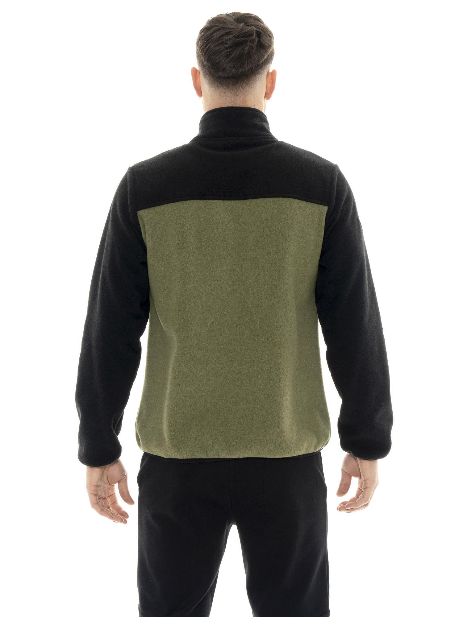 Polaire micropolaire col montant avec zip et étiquette Leone 1947 4/5