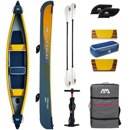 Kayak gonflable Aqua Marina Tomahawk AIR-C 478 cm 2024 avec pagaies 2x KP-1