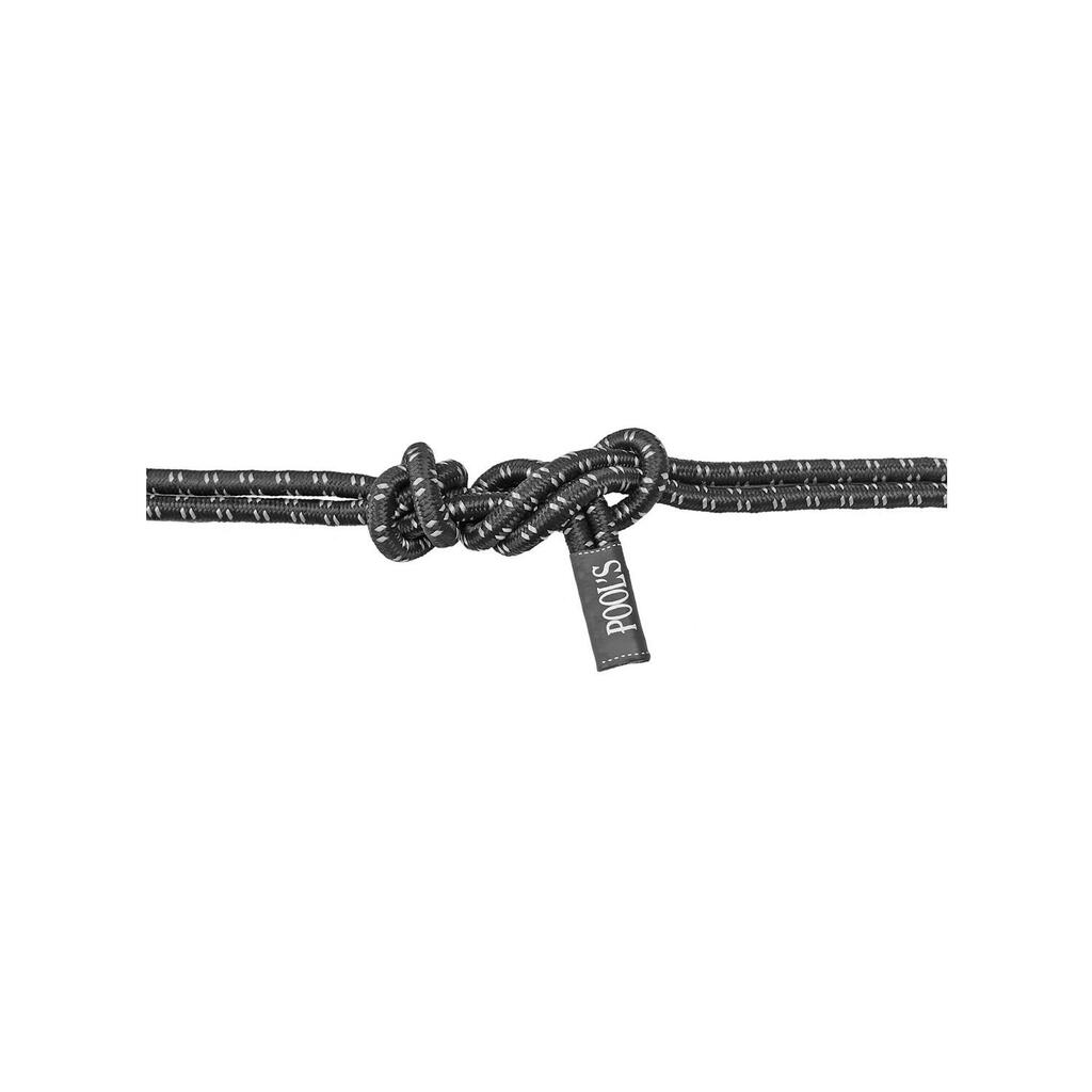 Knotted rope halter with lead rope twin model