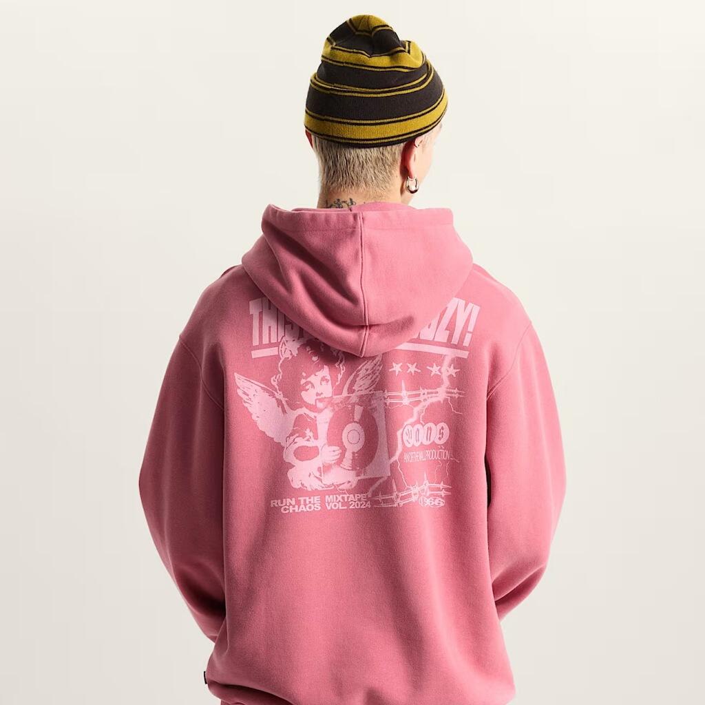 Bluza polarowa VANS EARTHBOUND LOOSE PO FL Rose 3/5