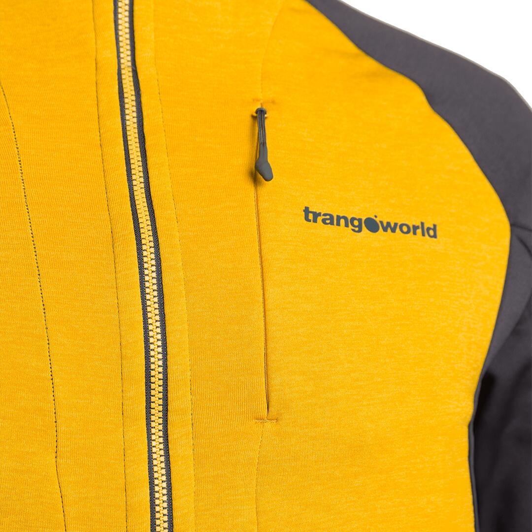 Forro polar para Hombre Trangoworld Cervin Amarillo/Gris 3/3