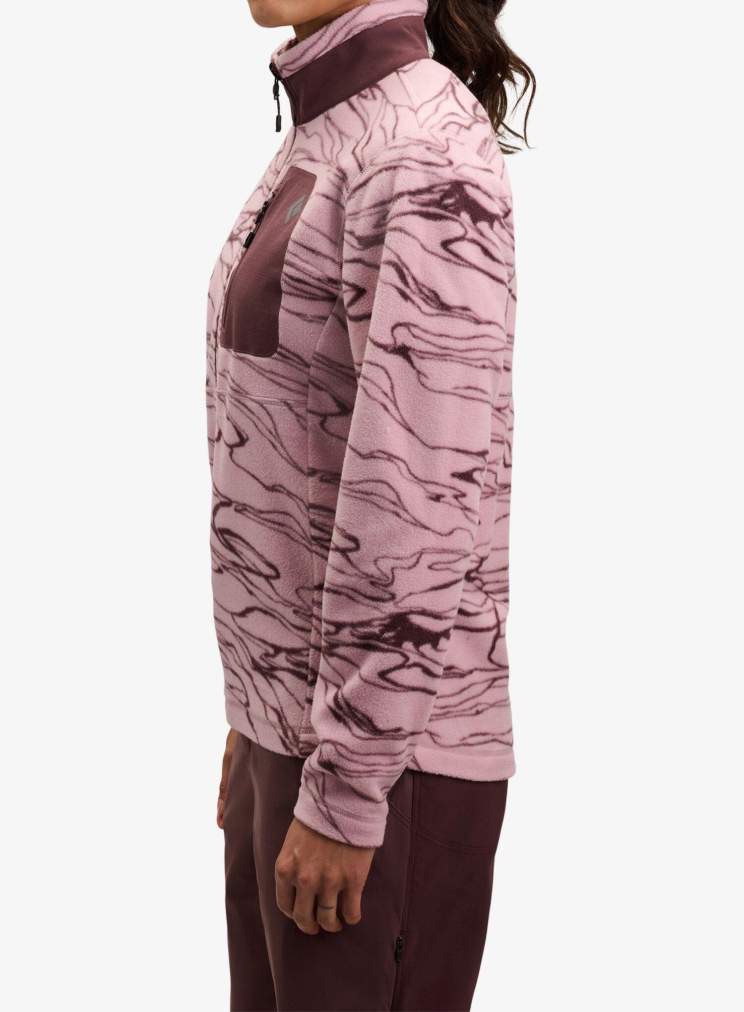 Bluza wspinaczkowa damska Black Diamond Lightweight HZ Poly Fleece 3/4