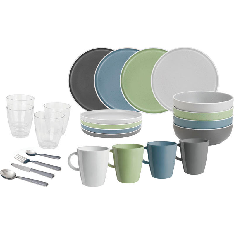 Brunner Dolomit All Inclusive - melamine serviesset (36 delig) 3/4