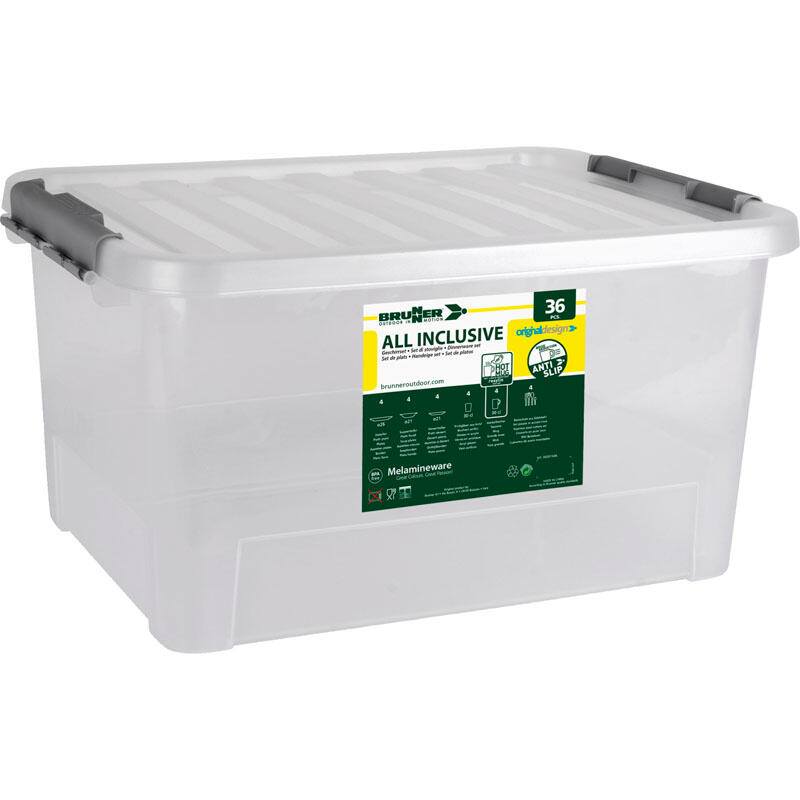 Brunner Dolomit All Inclusive - melamine serviesset (36 delig) 4/4