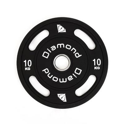 Diamond【Disco Olimpico Multipresa Professionale TPU 4 Maniglie】Pesi Gommati