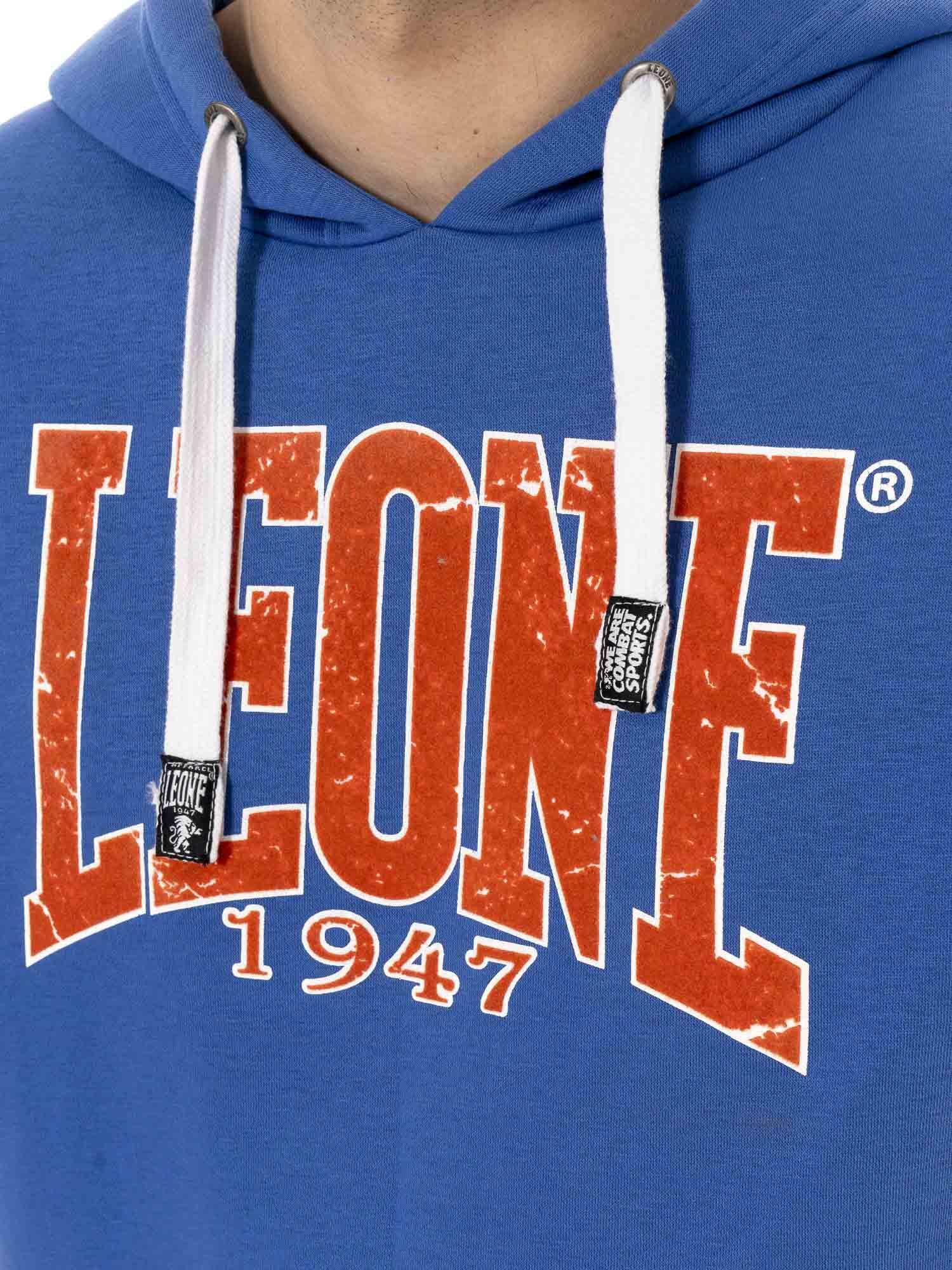 Felpa invernale uomo con cappuccio pull on, stampa flock Leone 1947 New Era 3/5