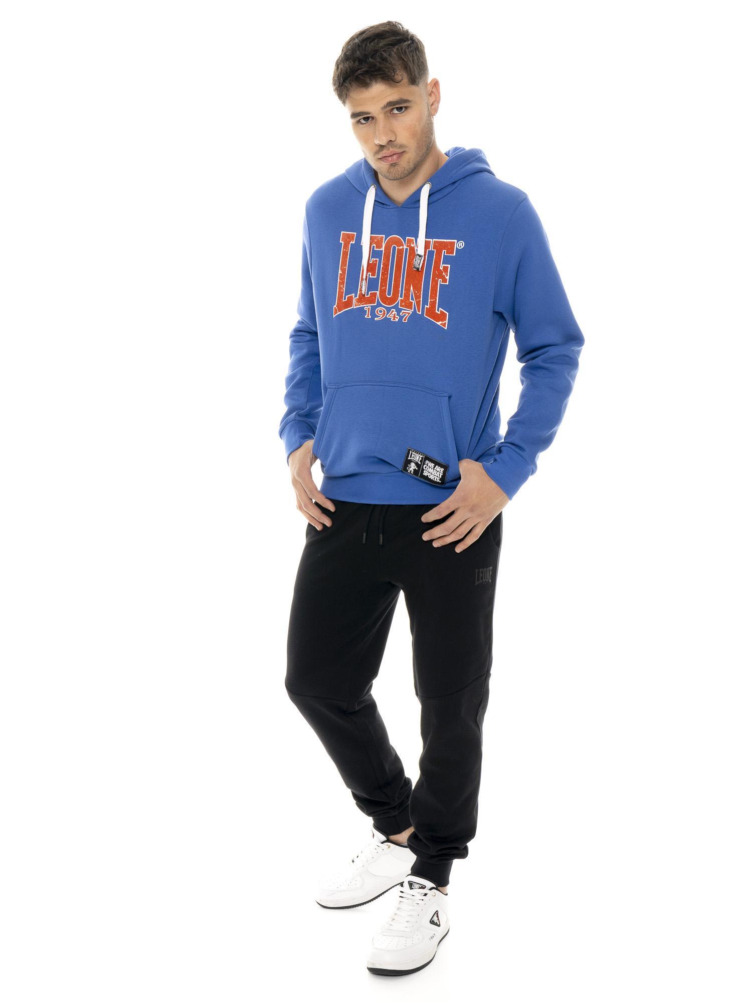 Felpa invernale uomo con cappuccio pull on, stampa flock Leone 1947 New Era 2/5