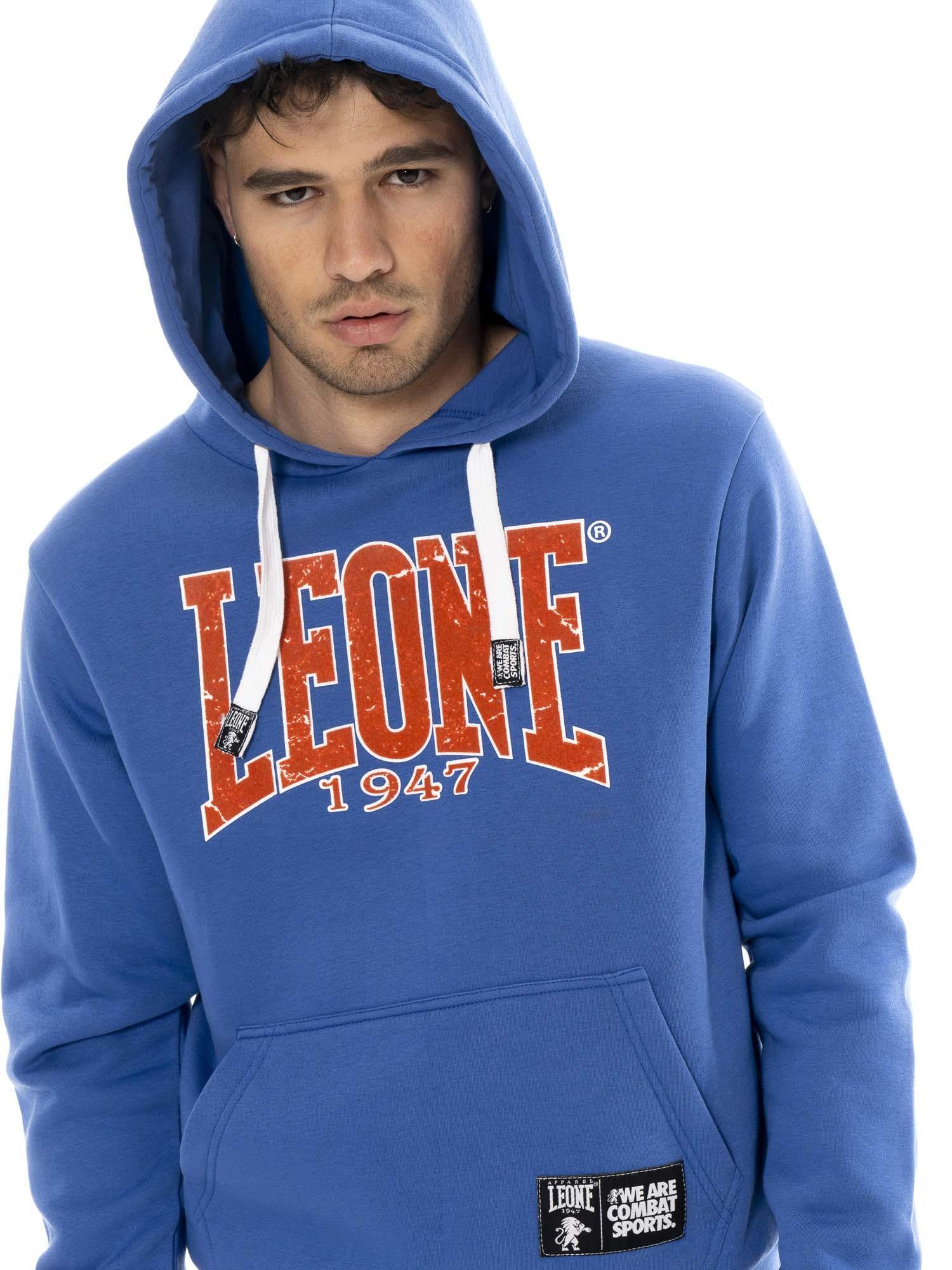 Felpa invernale uomo con cappuccio pull on, stampa flock Leone 1947 New Era 5/5
