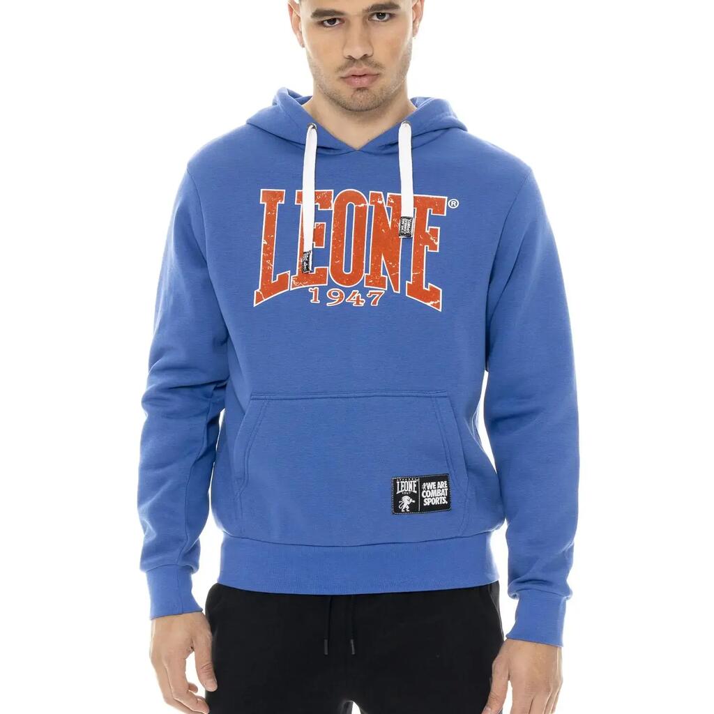 Men's winter pull-on hoodie with flock print, Leone 1947 New Era