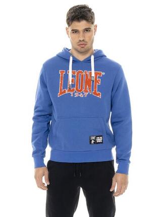 Heren winter hoodie met fluweelprint, Leone 1947 New Era