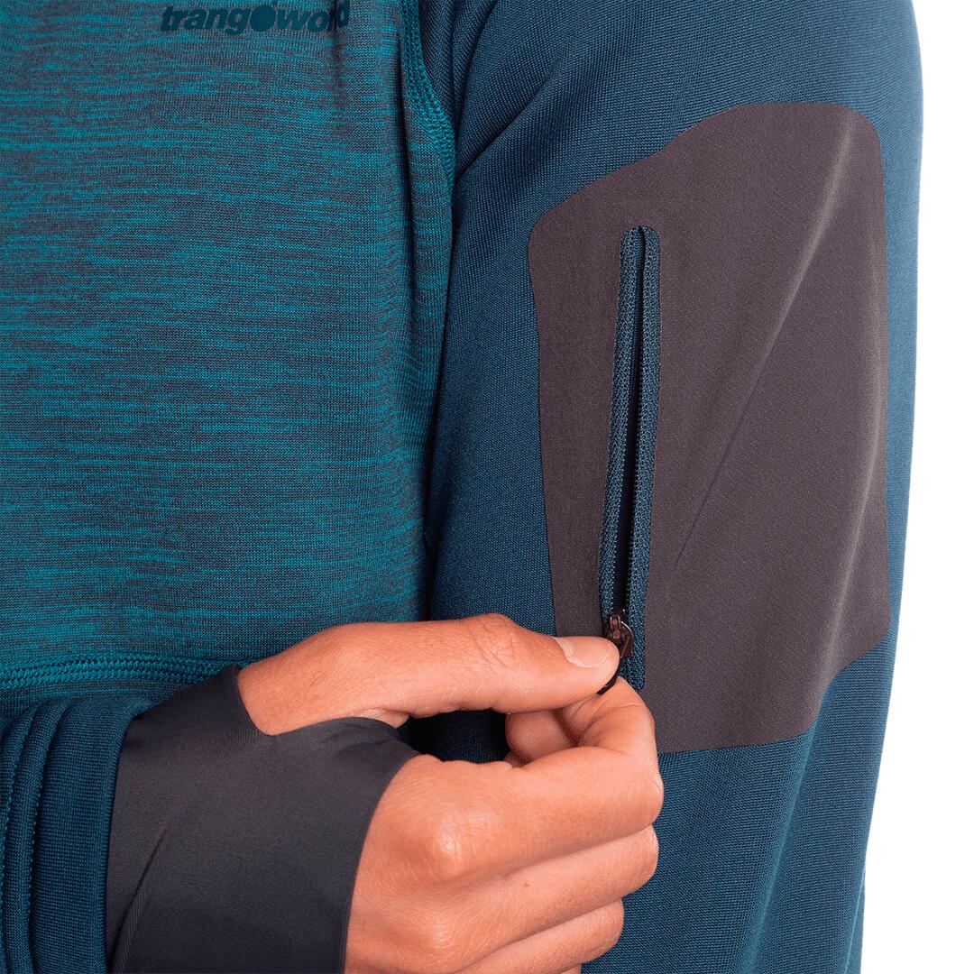 Jersey para Hombre Trangoworld Chiasso vd Azul/Azul/Gris 5/6