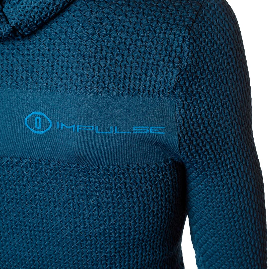 Sudadera de Trail Running para Mujer Trangoworld Limone Azul/Azul 4/6