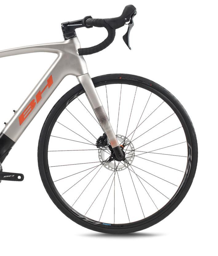 Bicicleta eléctrica carretera Bh Irs1 Carbon 1.4 (2026)gris-naranja 2/3