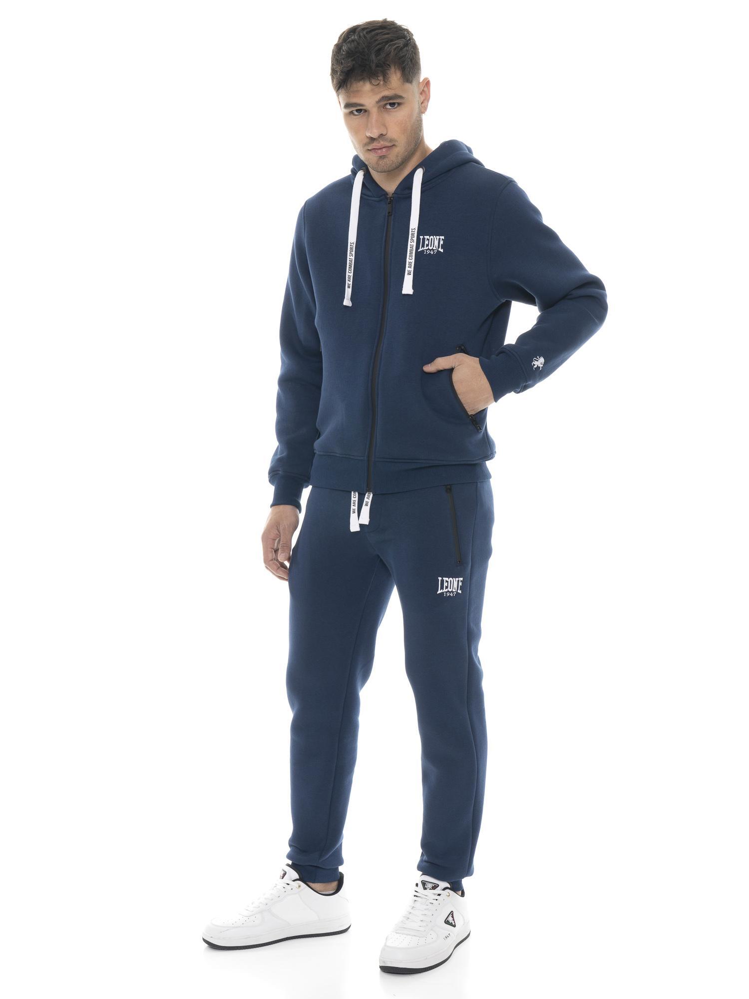 Sweat à capuche homme Leone 1947 Apparel Soft Basic zip 2/5