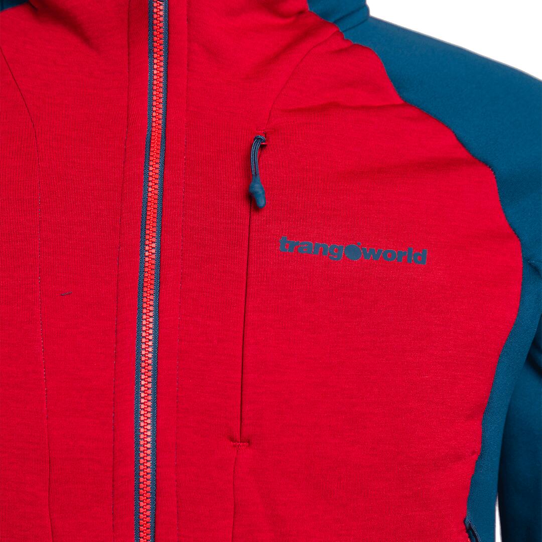Forro polar para Hombre Trangoworld Cervin Rojo/Azul/Gris 2/4