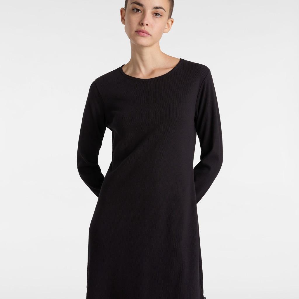 Vestidos Mujer Vans Drew Rib Ls Dress 3/5