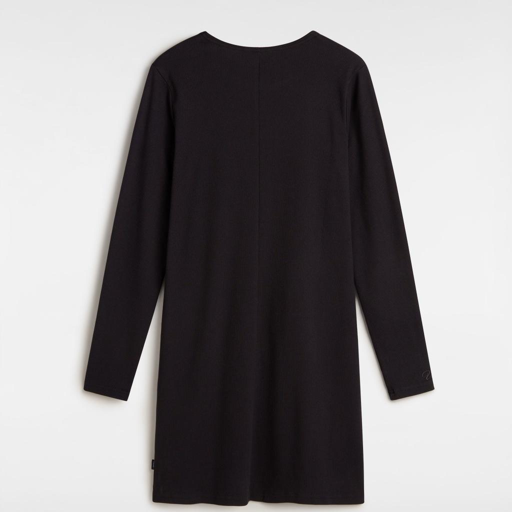 Vestidos Mujer Vans Drew Rib Ls Dress 2/5