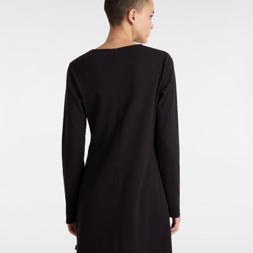 Vestidos Mujer Vans Drew Rib Ls Dress 4/5