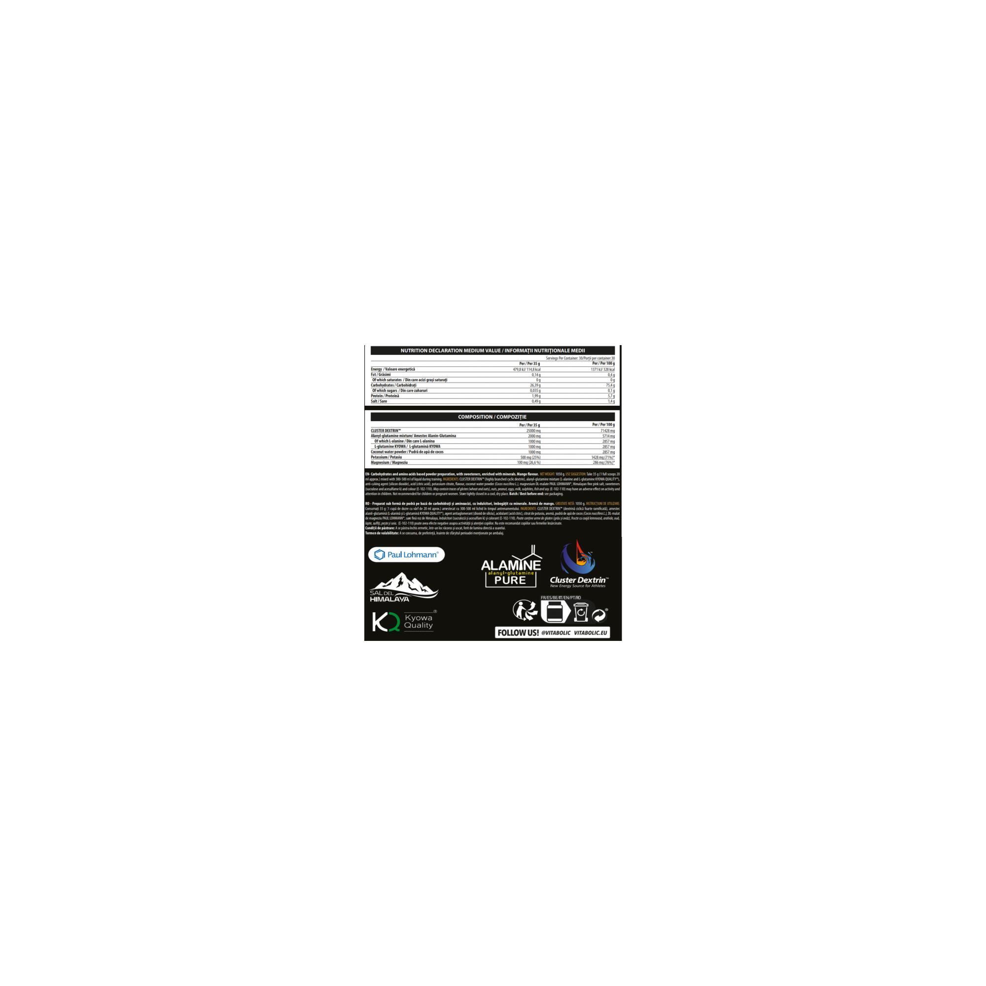 Recovery Muscle HBCD Mango 1050g