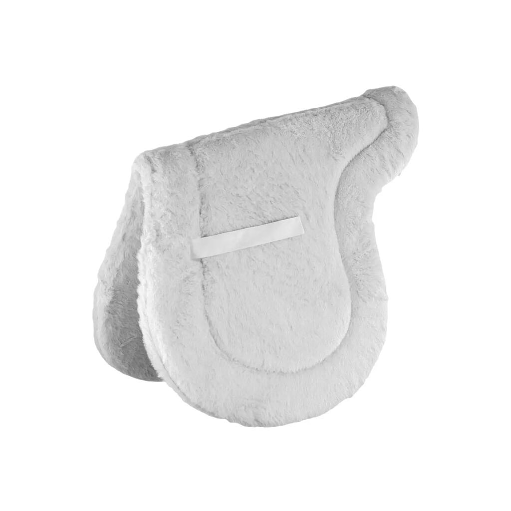 English saddle pad synthetic wool