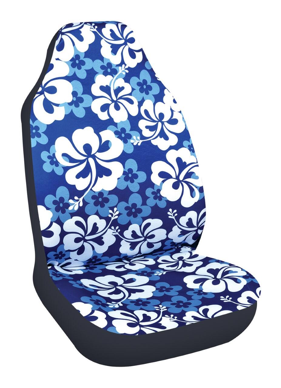 HOUSSE DE SIEGE UNIVERSELLE VOITURE SURFPISTOLS HIBISCUS 3/3