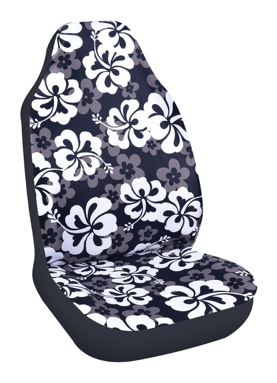 HOUSSE DE SIEGE UNIVERSELLE VOITURE SURFPISTOLS HIBISCUS 2/3