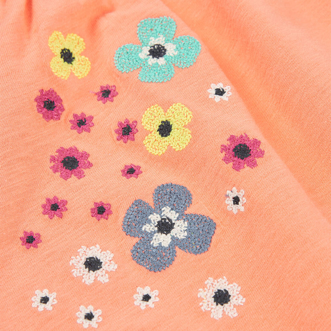 Vestidos de verano de tenis kids niña boboli naranja 4/4
