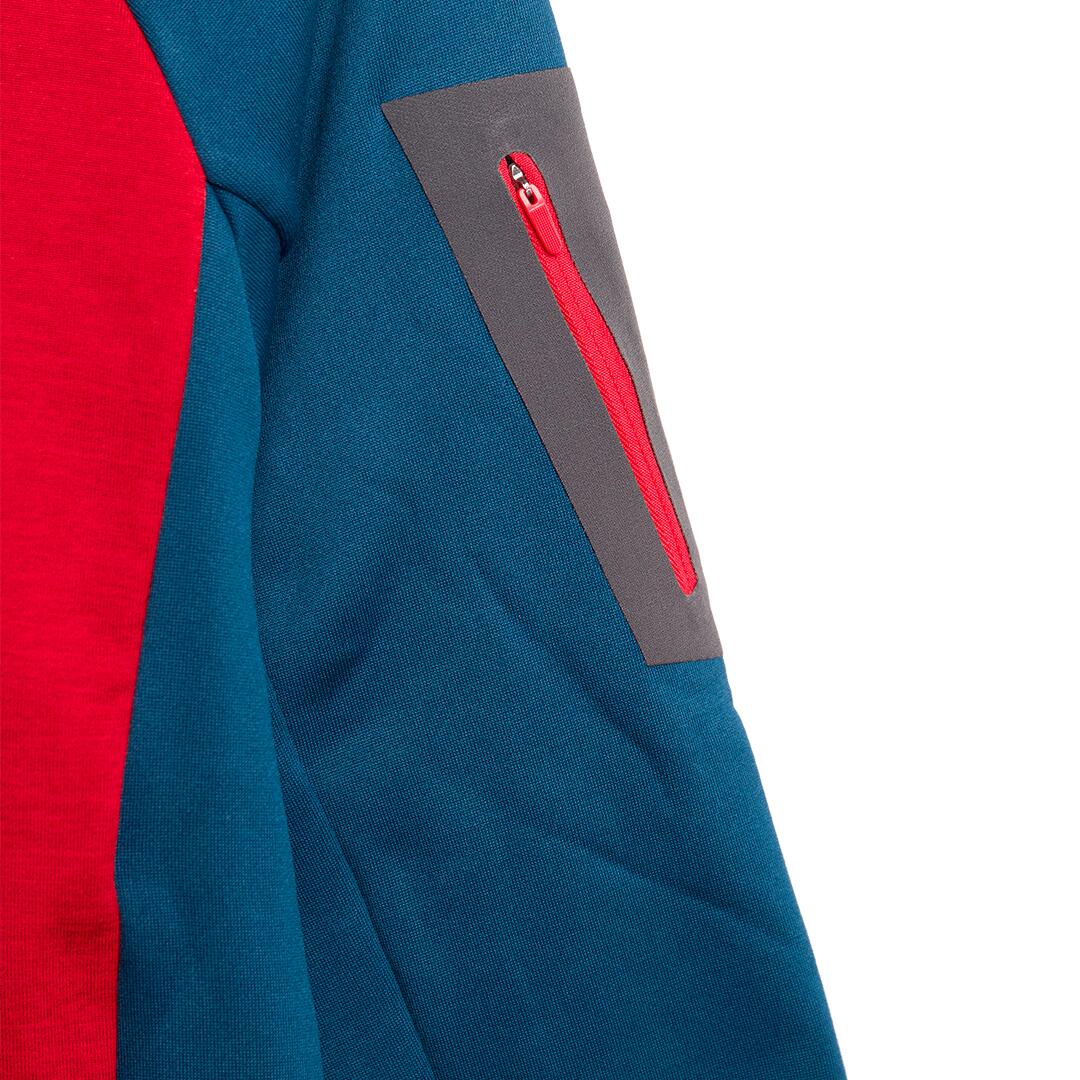 Jersey para Hombre Trangoworld Monch Rojo/Azul/Gris 2/3