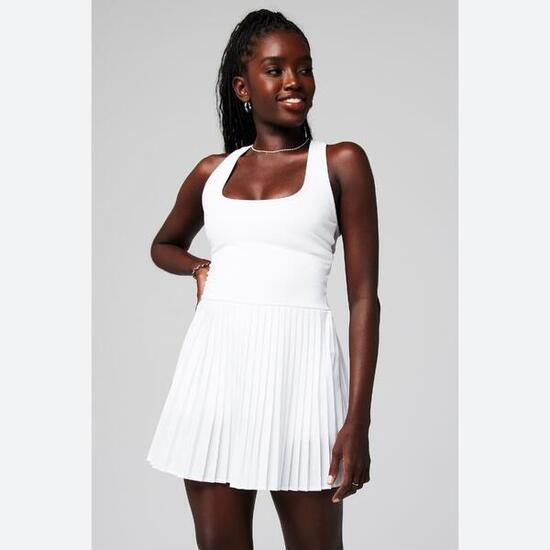 Robe Pour Femme Hot Shot Pleated Classic Mini Dress Avec Soutien-Gorge Intégré