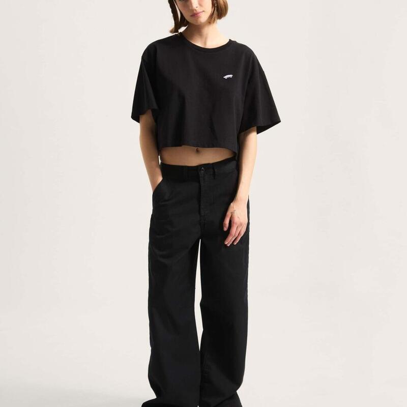 Tricou casual vn000p5qblk1 cu mânecă scurtă negru damă
