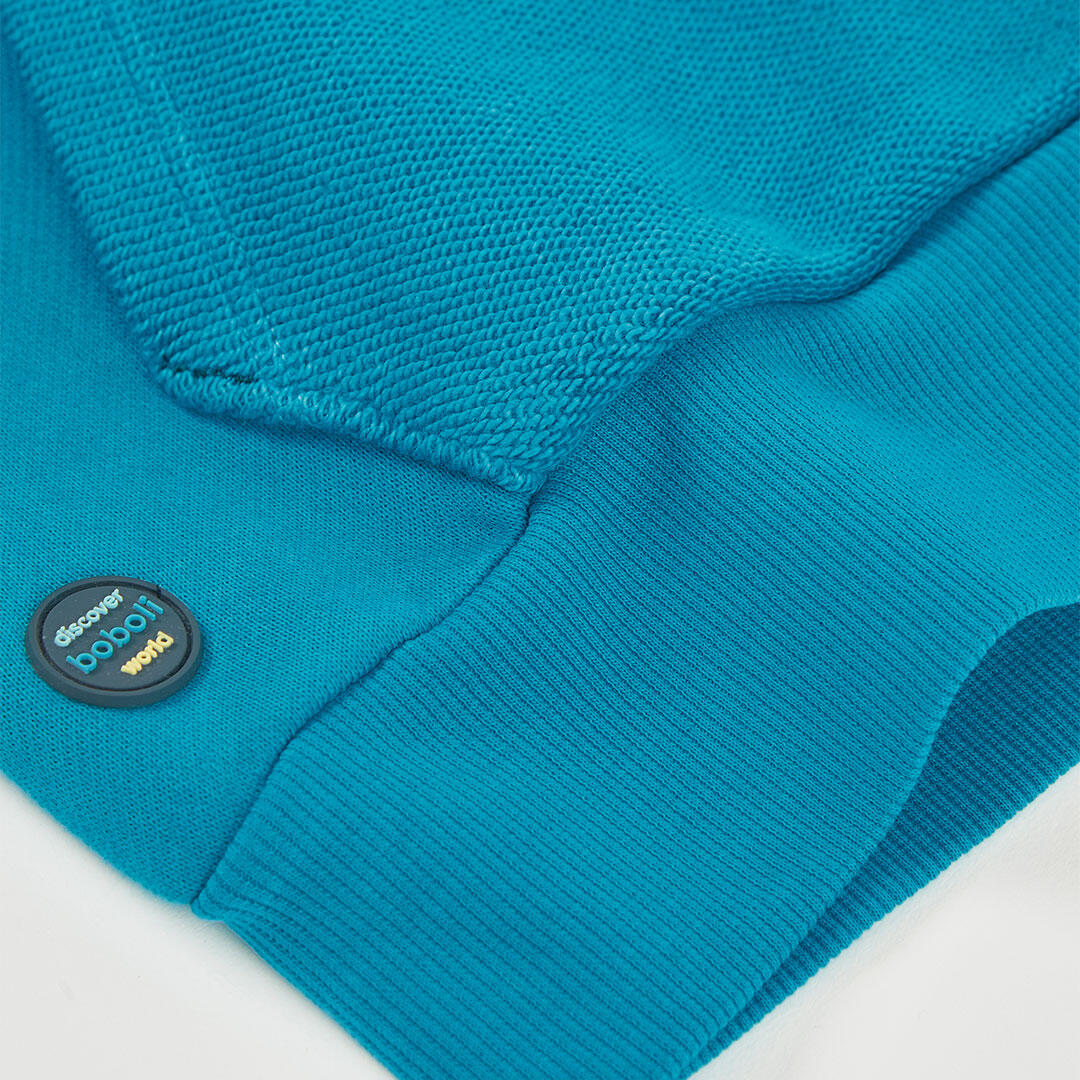 Sudadera de verano de gimnasia kids niño boboli verde 4/4