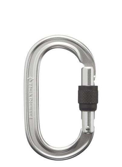 Karabinek wspinaczkowy Oval Keylock Zakręcany