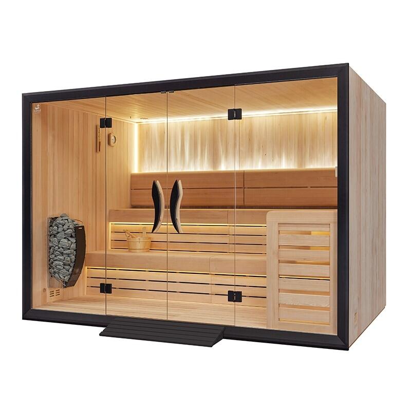 Sauna traditionnel Boreal® CELEST PRO 300 - 8 places - 300x200x210 cm 1/7