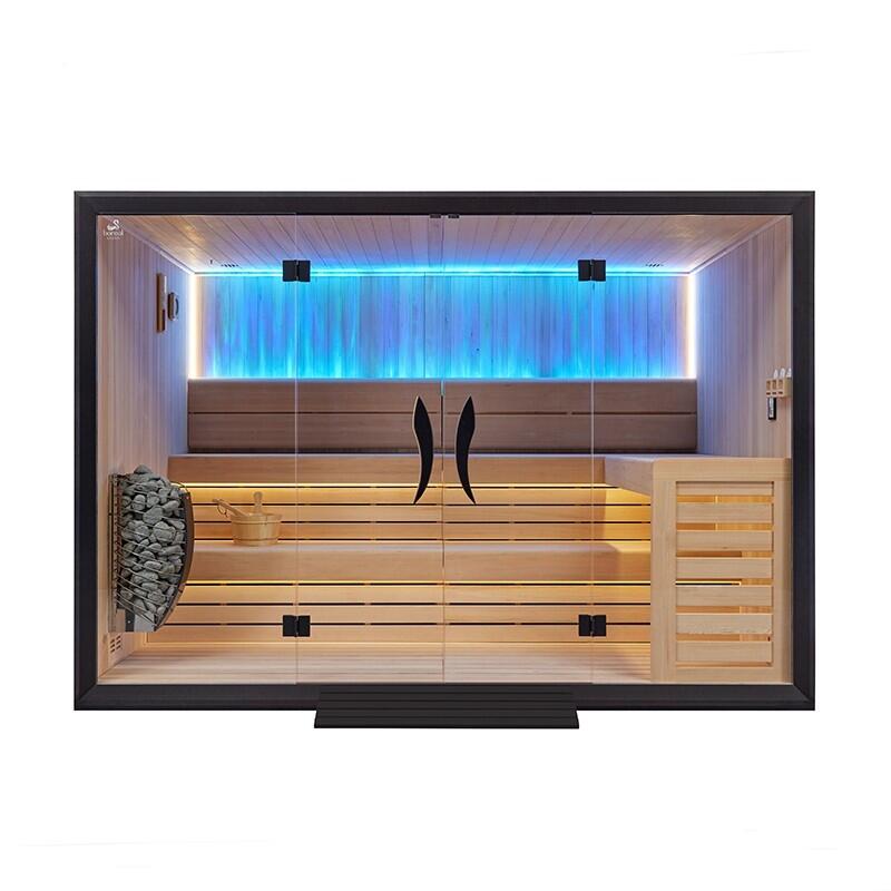 Sauna traditionnel Boreal® CELEST PRO 300 - 8 places - 300x200x210 cm 3/7