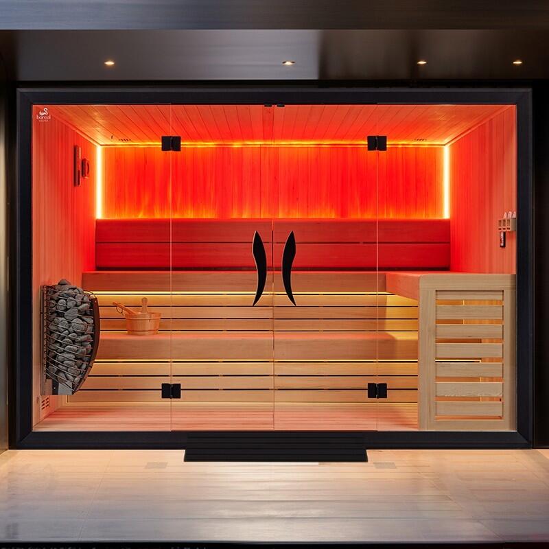 Sauna traditionnel Boreal® CELEST PRO 300 - 8 places - 300x200x210 cm 2/7