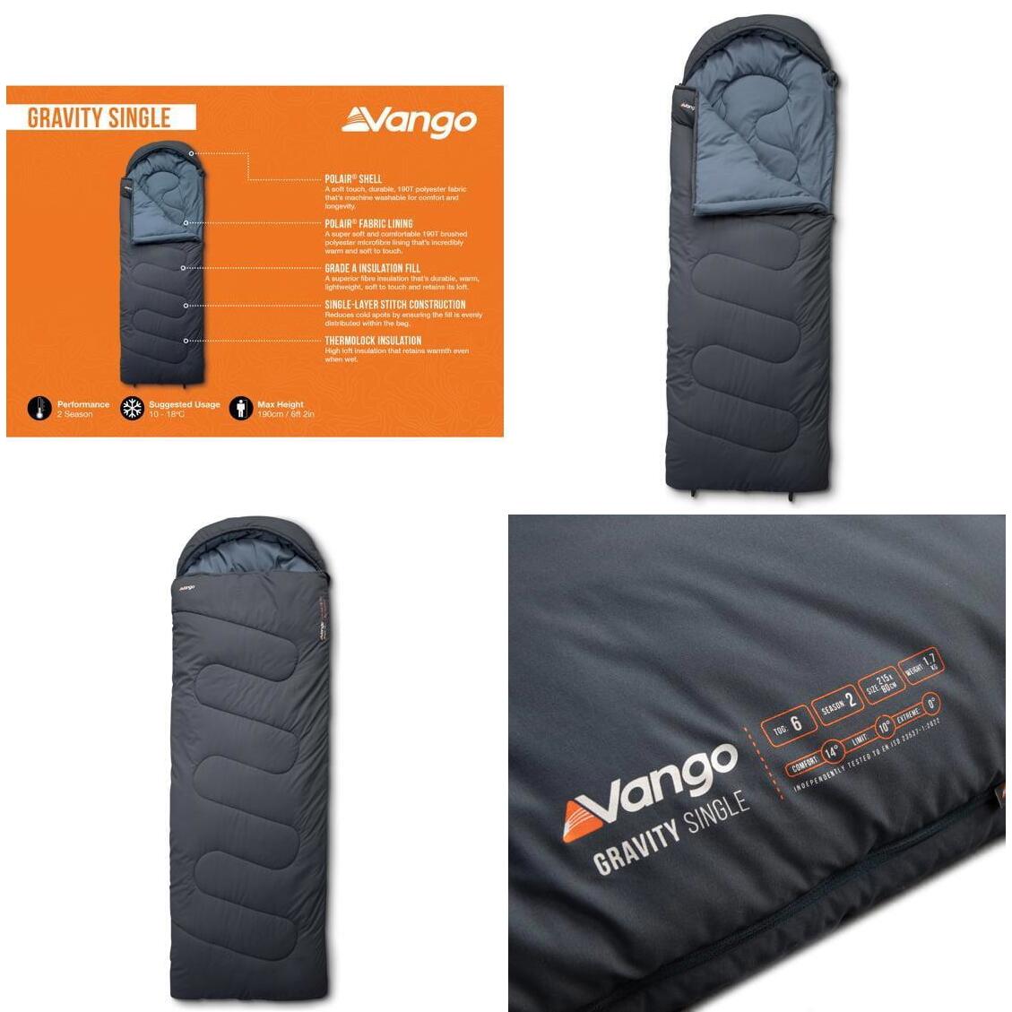 Śpiwór jednoosobowy Vango Gravity Single 2/5
