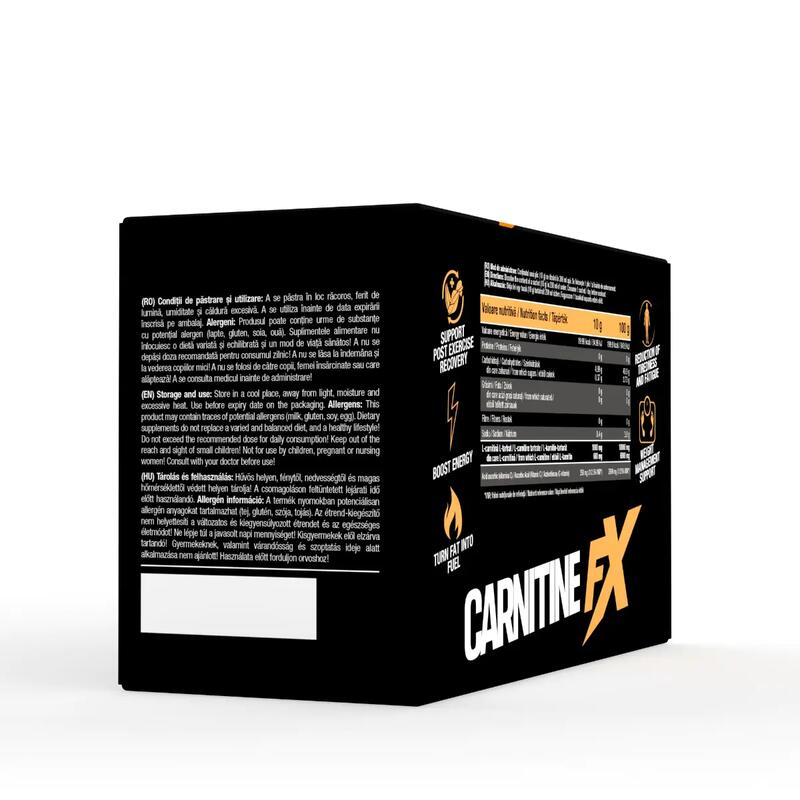 Formulă Efervescentă Pentru Slăbit, Carnitine FX, 20 Plicuri X 10g