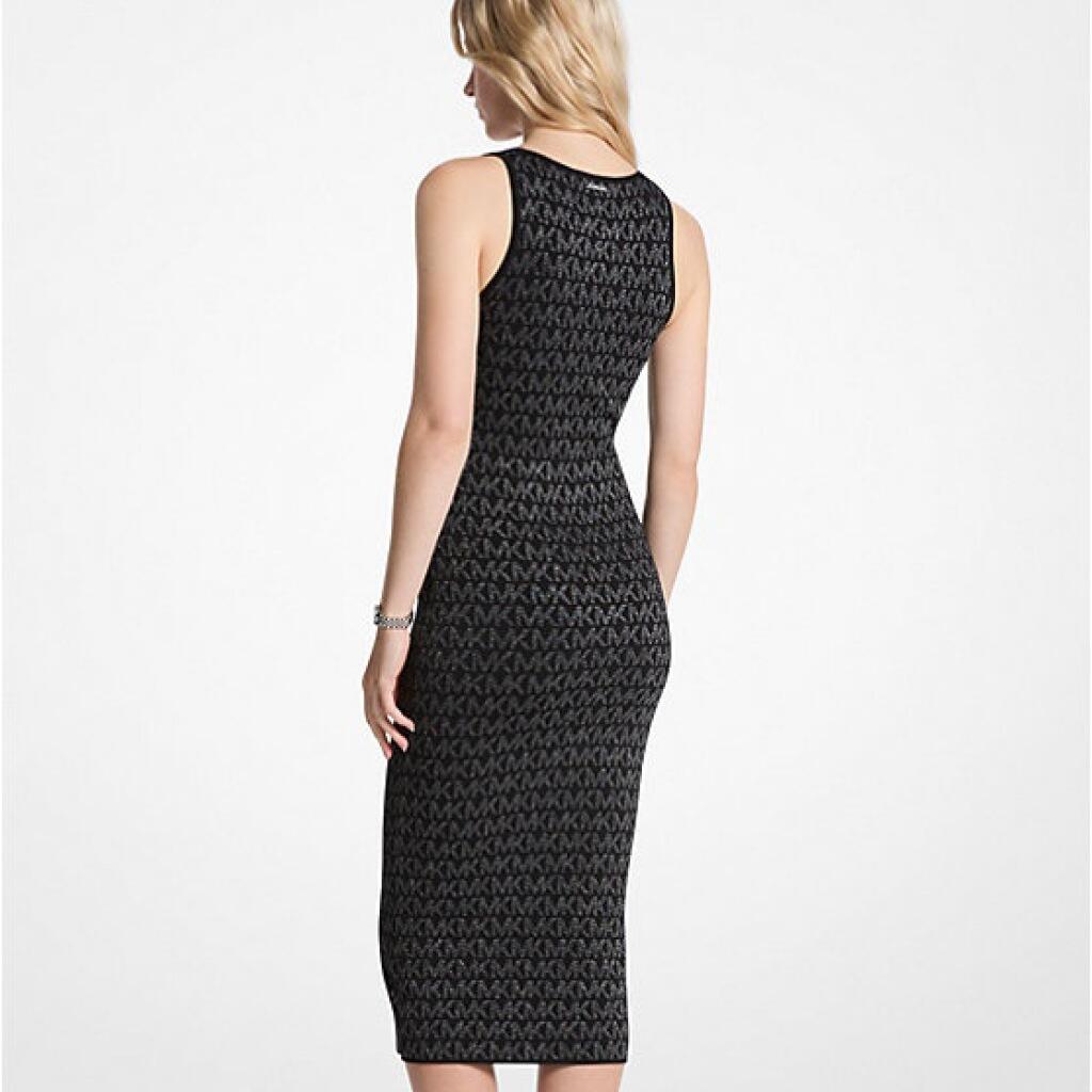 Vestidos Mujer Michael Kors Metallic Mk Sq Nk Drs 2/4