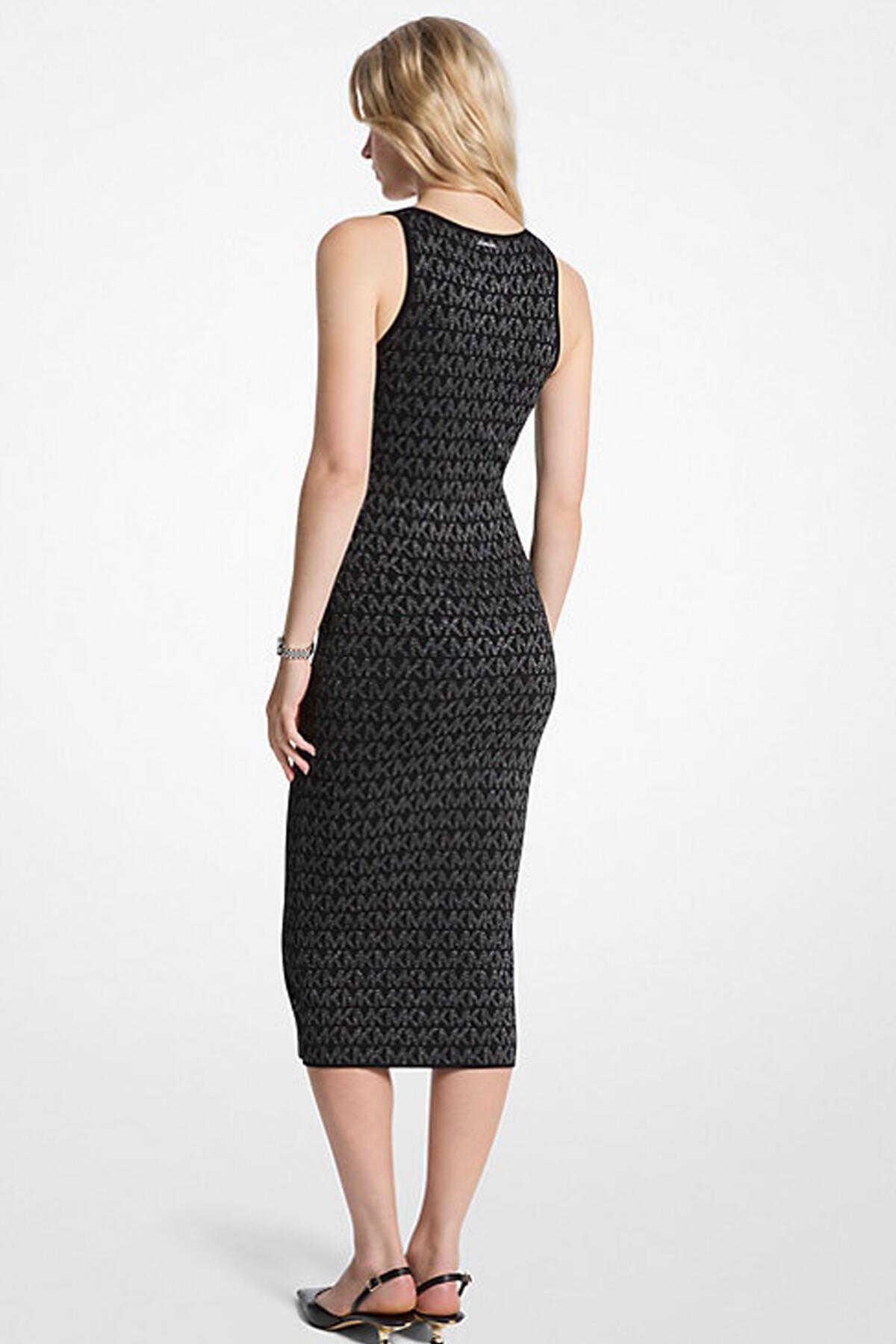 Vestidos Mujer Michael Kors Metallic Mk Sq Nk Drs 4/4