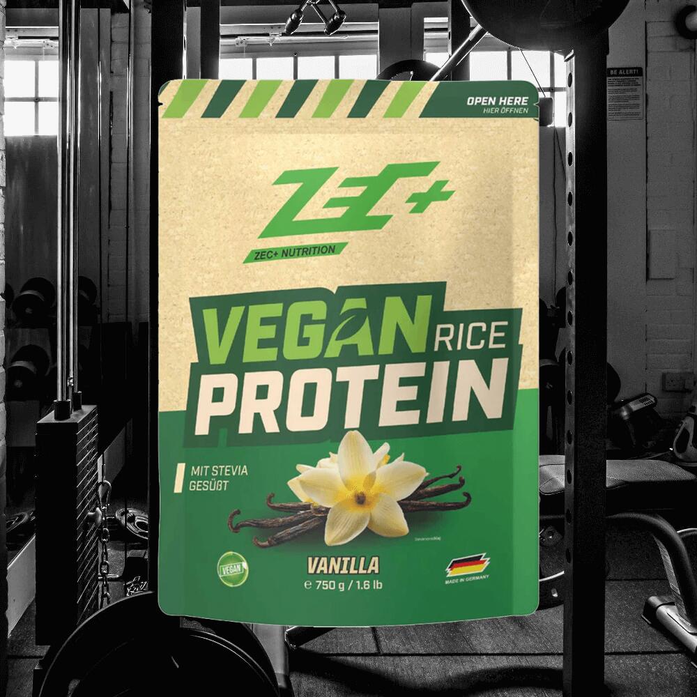 Zec+ Vegan Rice Protein (750g) Vanilla - Eiweiße - Veganes Eiweiß 2/3